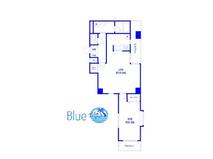 PALWHSH GUMYOJI(1LDK/4階)の間取り写真