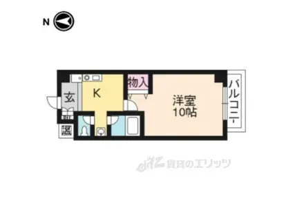 メディナ丹波口(1K/6階)の間取り写真