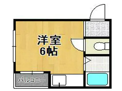 アリエスプラザ(ワンルーム/3階)の間取り写真