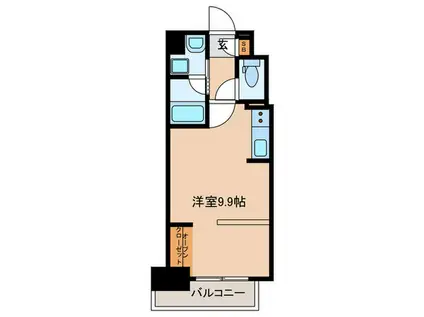 SE PLUS南林寺(ワンルーム/4階)の間取り写真