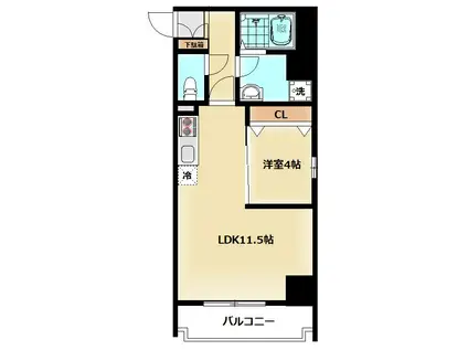 トレースSHOTO(1LDK/8階)の間取り写真