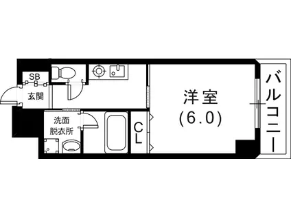 DAIWAマンション(1K/7階)の間取り写真