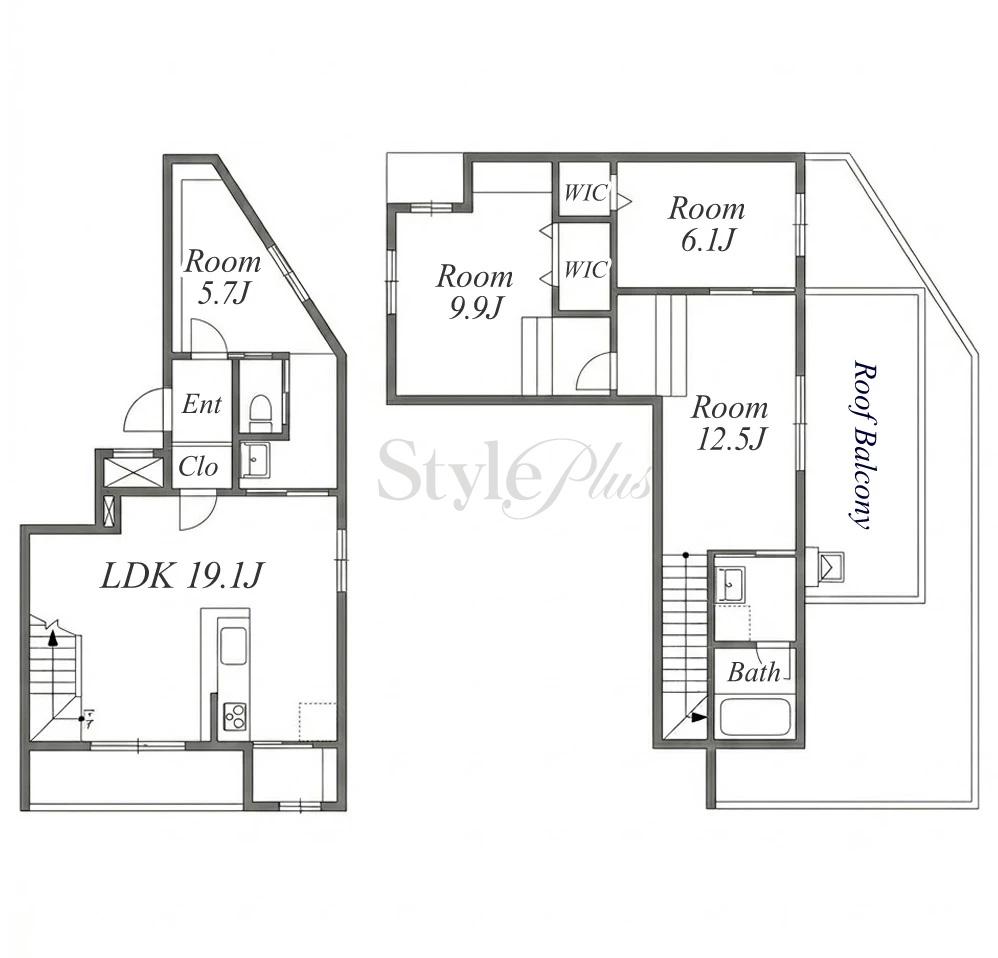 RESIDENCE DE 池下(2SLDK/3階)の間取り写真