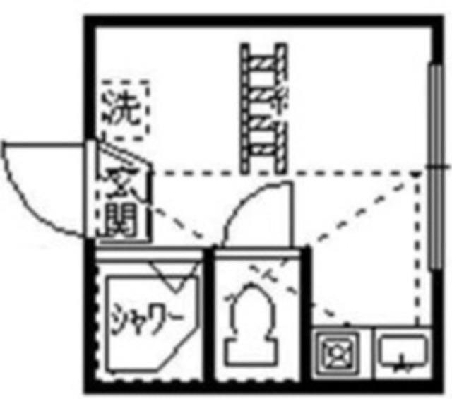 フェリスプリンス(ワンルーム/2階)の間取り写真