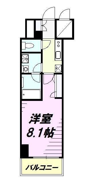 シャーメゾンステージ日野(1K/2階)の間取り写真