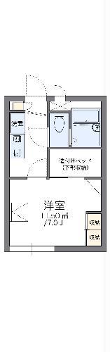 レオパレスF・シエル(1K/2階)の間取り写真