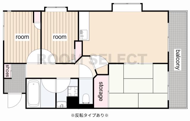 アーバンライフ(3LDK/4階)の間取り写真