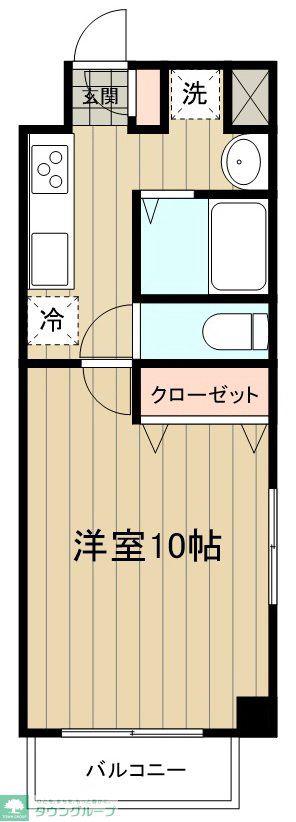 HALEKAULANA(1K/2階)の間取り写真