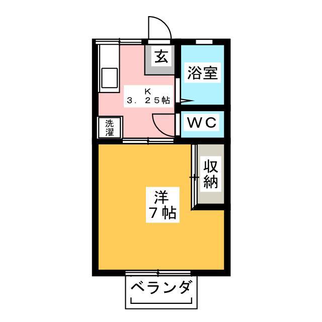 サンハイツKOTOH(1K/2階)の間取り写真