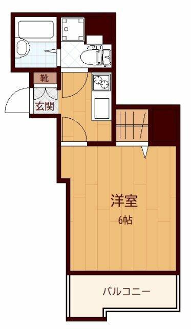 スカイコート日本橋壱番館(1K/8階)の間取り写真