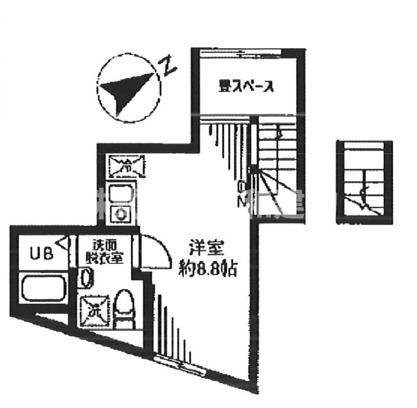 CACOO成増(ワンルーム/2階)の間取り写真