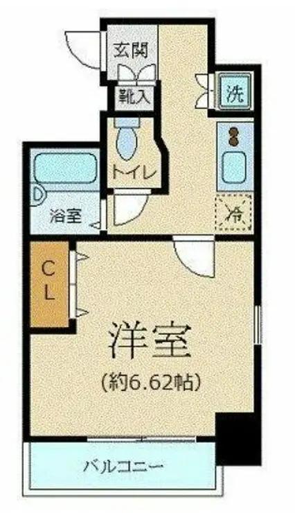 ヴェルト芝浦 10階階 間取り