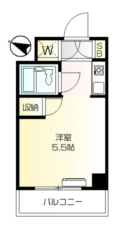 ジョイフル関内 4階階 間取り