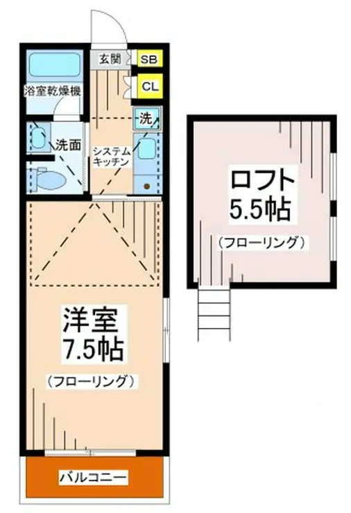 ヒロセハウス 2階階 間取り