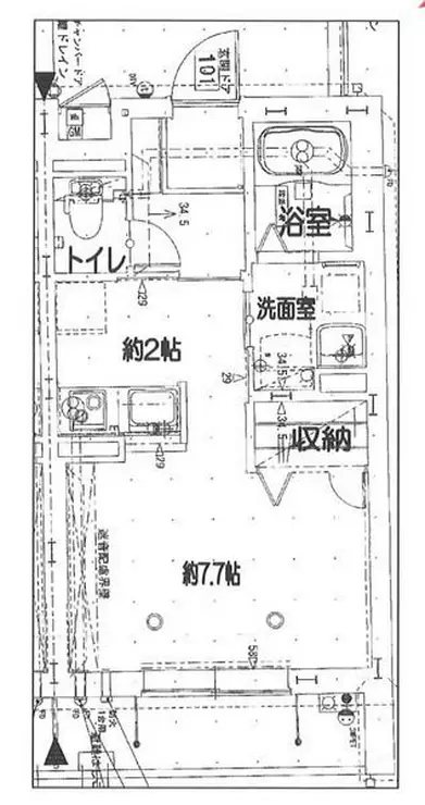 メープルガレ 1階階 間取り