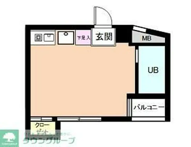 八王子南口センタービル 4階階 間取り