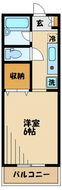 ベルクレール 4階階 間取り