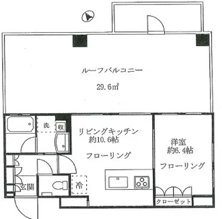 オープンレジデンシア南青山 6階階 間取り