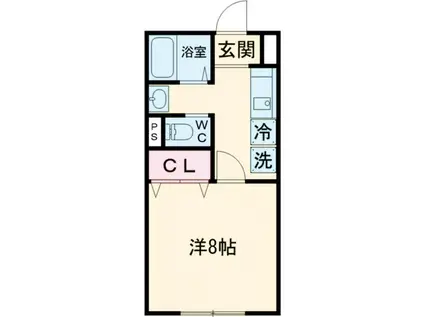 MAJESTIC 松阪 1ST(1K/1階)の間取り写真