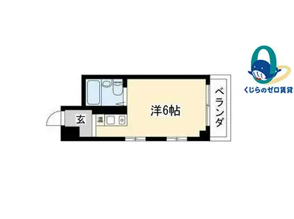リアライズ鶴舞南I(ワンルーム/6階)の間取り写真