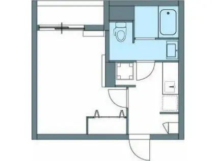 M-1 TOKYO 西糀谷3(1K/2階)の間取り写真