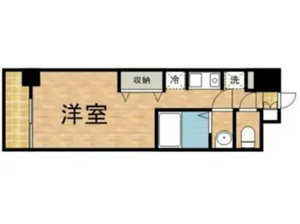 モカネスト久が原(1K/3階)の間取り写真