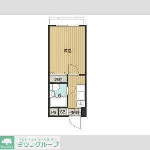 リバービレッジ(1K/1階)の間取り写真