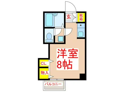 コーヨービル(ワンルーム/3階)の間取り写真