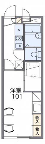 レオパレスMACHIDA(1K/1階)の間取り写真