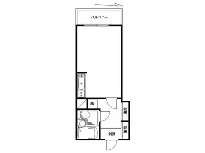 GSハイム芝大門(ワンルーム/4階)の間取り写真