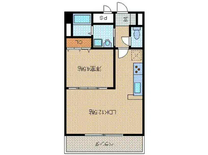 E.POPLARII(1LDK/2階)の間取り写真