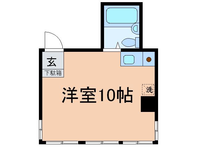 FREA 443(ワンルーム/2階)の間取り写真