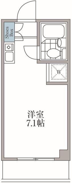 PARK TERRACE相模原(ワンルーム/2階)の間取り写真