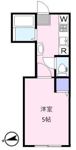 メゾンアライ(1K/1階)の間取り写真
