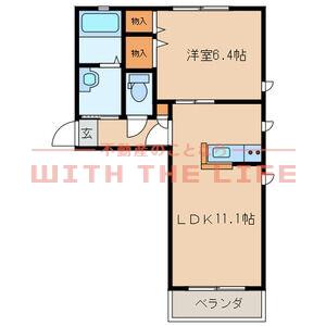 メゾンドリーム(1LDK/1階)の間取り写真
