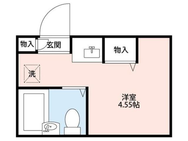ライトマルシェ(ワンルーム/2階)の間取り写真