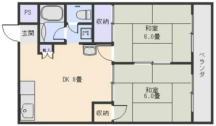 シティハウス壱番館 1階階 間取り