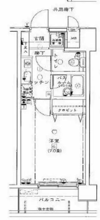 セントパレス錦糸町 3階階 間取り