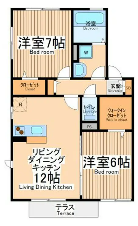 ドルトン 1階階 間取り