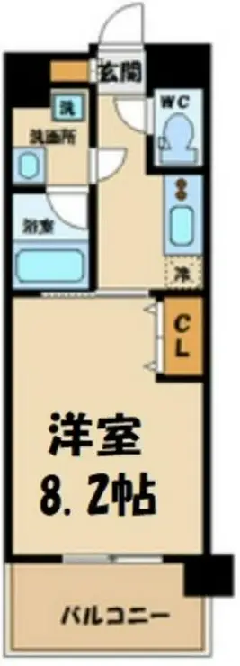 ZOOM調布 6階階 間取り