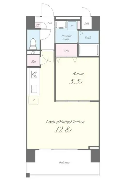 エリヴィエール 6階階 間取り