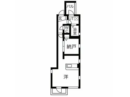 DEVELD大曽根(1LDK/2階)の間取り写真
