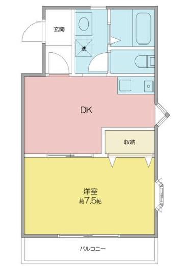 アスティ千種(1K/1階)の間取り写真