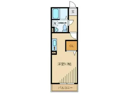 リクラス東尾久(ワンルーム/3階)の間取り写真