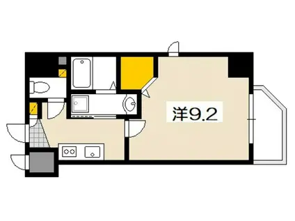 EIGHT VALLEY59 五日市駅前(1K/10階)の間取り写真