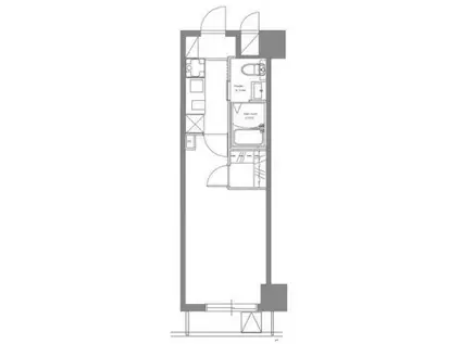 インプルーブ白金(1K/5階)の間取り写真