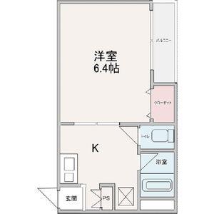 コート千里山西III(1K/3階)の間取り写真