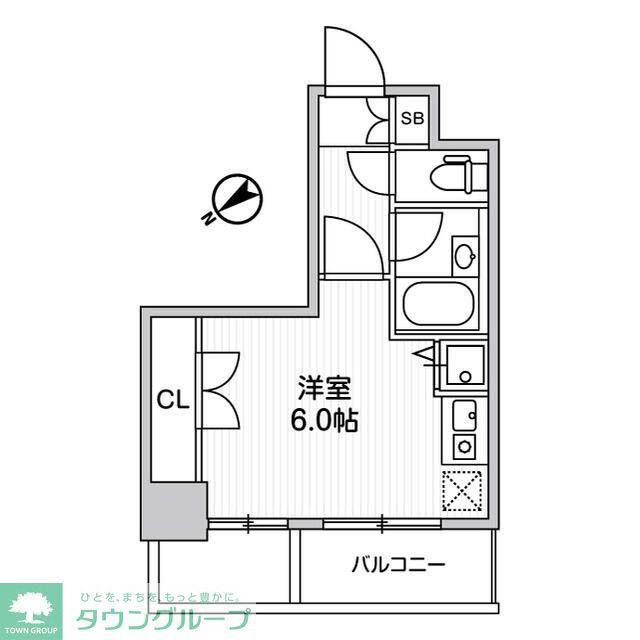 ステーションフロント練馬北町(ワンルーム/4階)の間取り写真