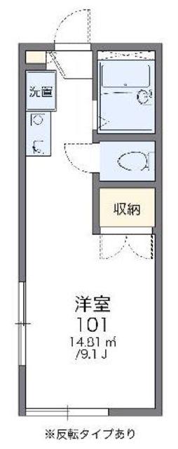 レオパレス井草(1K/2階)の間取り写真