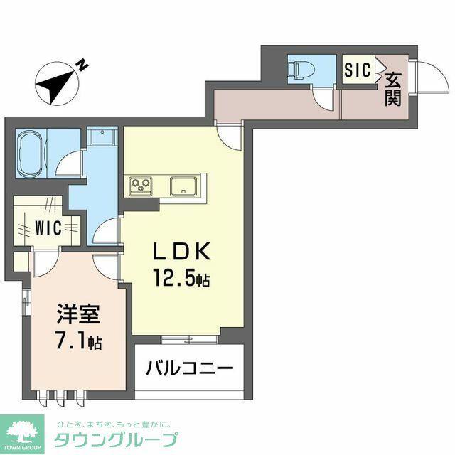 MAISON DE HINODE(1LDK/2階)の間取り写真